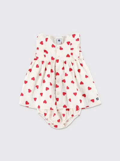 Petit Bateau Babies' 롬퍼  남아 색상 화이트 In Multi