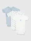 Petit Bateau Kid - Wrapover Bodies 3-pack In Multi