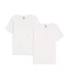 Petit Bateau Set Of 2 Cotton T-shirts In White
