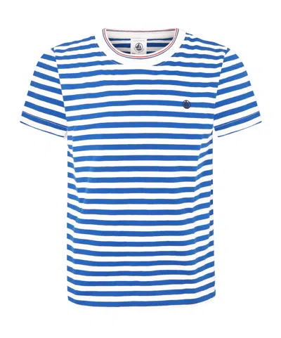 Petit Bateau Short Sleeve T-shirt In White