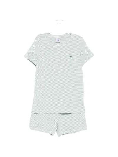 Petit Bateau Kids' Short-sleeve Pajamas (set Of Four) In Neutral
