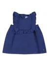Petit Bateau Sleeveless Dress In Blue