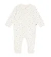 Petit Bateau Star Print All-in-one In White