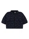 Petit Bateau Star-print Jacket In Blue