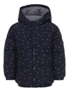 Petit Bateau Star-print Padded Jacket In Blue