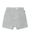 Petit Bateau Striped Shorts In Gray