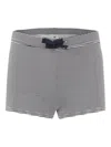 Petit Bateau Striped Swim Shorts In Blue