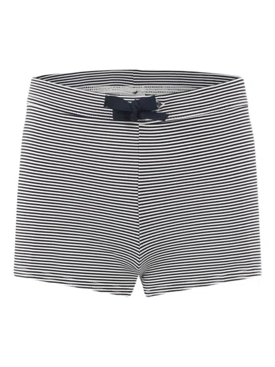 Petit Bateau Kids' Striped Swim Shorts In Blue