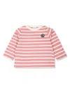 Petit Bateau Striped T-shirt In Pink
