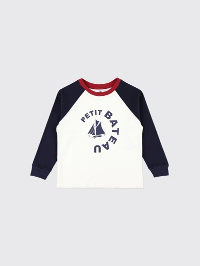 PETIT BATEAU T-SHIRT PETIT BATEAU KIDS COLOR WHITE,H74616001