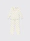 Petit Bateau Ruffled Heart-print Pyjama Set In White