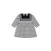 Petit Bateau White Dress For Baby Girl In White