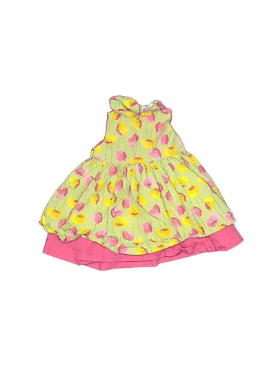 Pre-owned Petit Faune Babies' Dress In Yellow