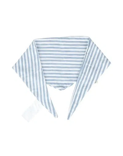 Petit Indi Babies'  Newborn Boy Scarf White Size - Organic Cotton In Multi