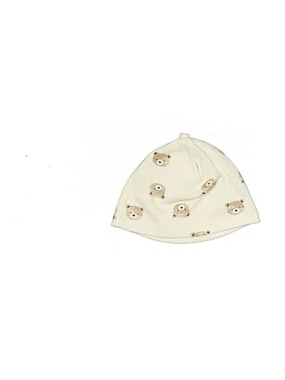 Pre-owned Petit Lem Babies' Beanie Hat In Ivory
