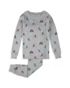 Petit Lem Boys' Hockey Players Print Pajama Set - Big Kid In Animal Print