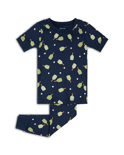 Petit Lem Boys' Pickleball Print Pajama Set - Little Kid, Big Kid In Blue