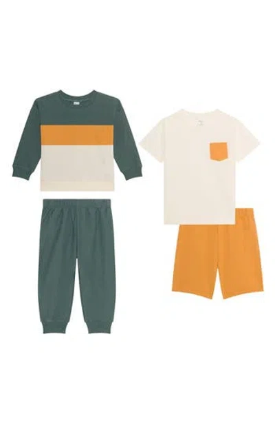 Petit Lem Kids' 4-piece Woven Set In Multi