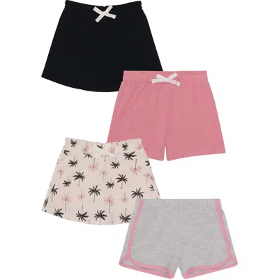 Petit Lem Kids' 4-pack Assorted Shorts & Skorts Set In Multi