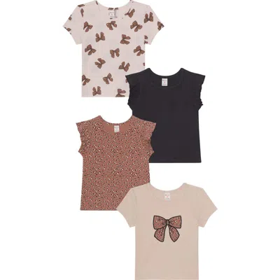 Petit Lem Kids' Assorted Pack Of 4 T-shirts
