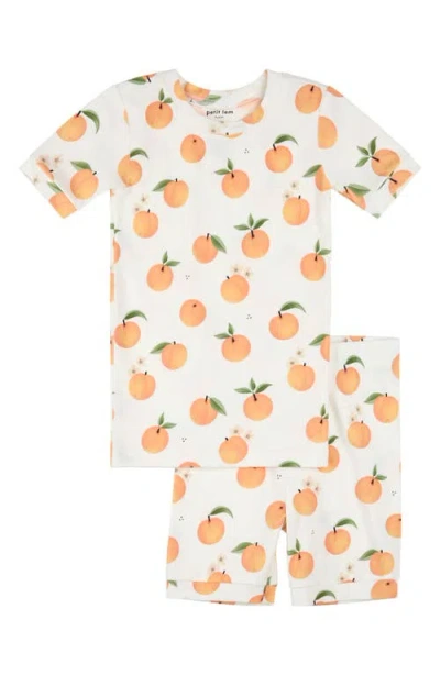 Petit Lem Kids' Print Short Pajamas In Multi