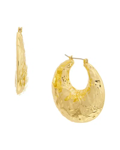 Petit Moments 18k Plated Hoop Earrings In Gold