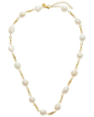 Petit Moments 18k Plated Pearl Beaded Necklace In Gold