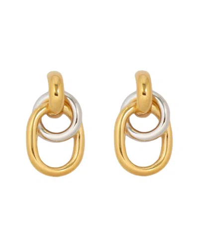 Petit Moments 18k Plated Stainless Steel Drop Dangle Earrings In Gold