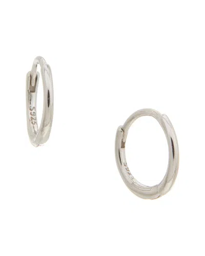 Petit Moments 18k Plated Stainless Steel Hoop Earrings In Metallic