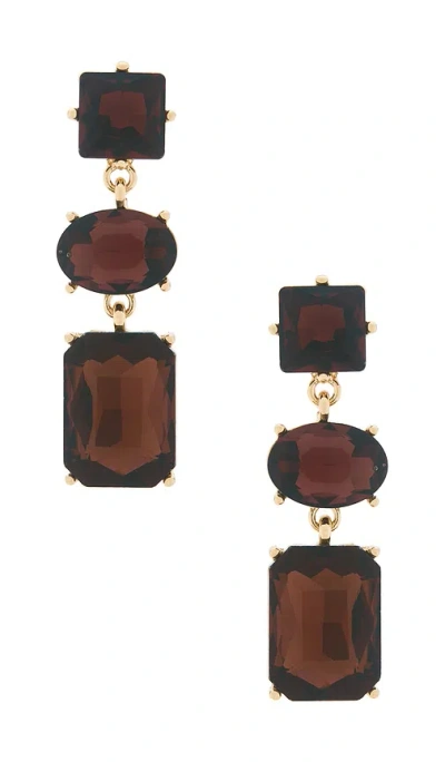Petit Moments Allie Earrings In Brown
