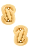 Petit Moments Anemone 铆钉耳饰 In Gold