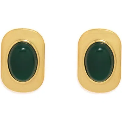 Petit Moments Ashley Drop Earrings In Green