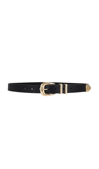 Petit Moments Atlas Belt In 黑色&金黄色