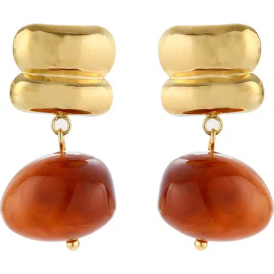 Petit Moments Autumn Drop Earrings In Gold