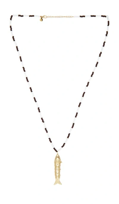 Petit Moments Bait Necklace In Gold