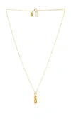 Petit Moments Ballet Charm Necklace In 金色