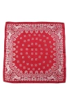 Petit Moments Bandana Print Square Scarf