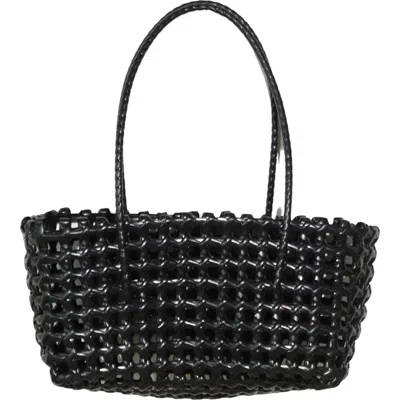 Petit Moments Basket Shoulder Bag In Black