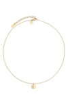 Petit Moments Birthstone Disc Pendant Necklace