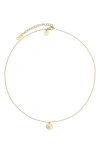 Petit Moments Birthstone Disc Pendant Necklace