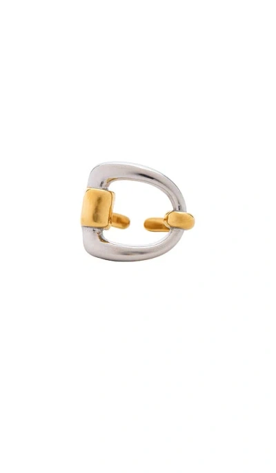 Petit Moments Bit 无饰戒指 In Metallic