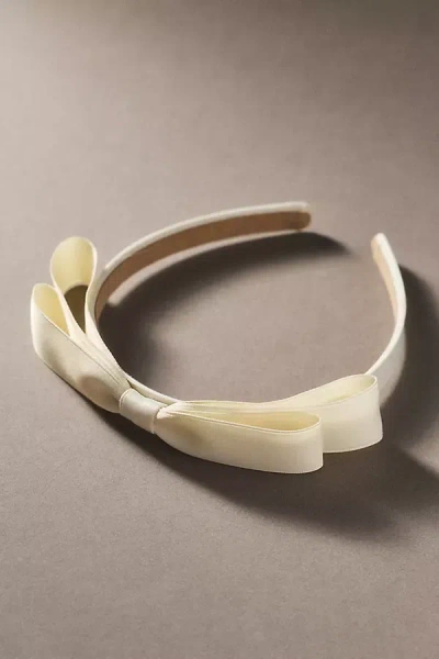 Petit Moments Blair Bow Headband In Neutral