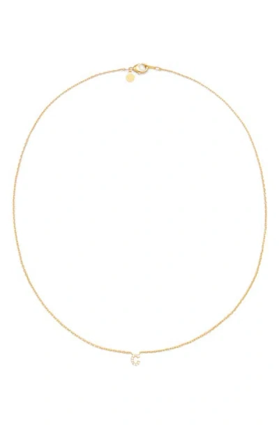 Petit Moments Call Me By Your Name Initial Pendant Necklace In Gold - C