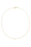 Petit Moments Call Me By Your Name Initial Pendant Necklace In Gold - F