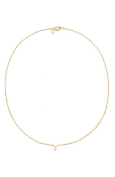 Petit Moments Call Me By Your Name Initial Pendant Necklace In Gold - J