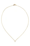 Petit Moments Call Me By Your Name Initial Pendant Necklace In Gold - R