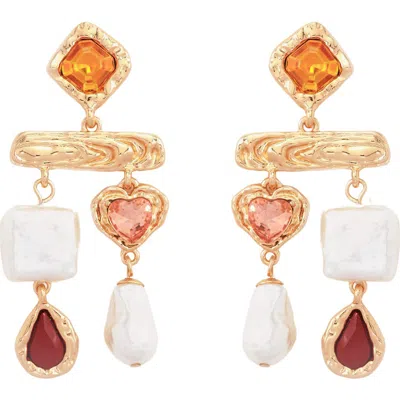 Petit Moments Cascais Drop Earrings In Sunset