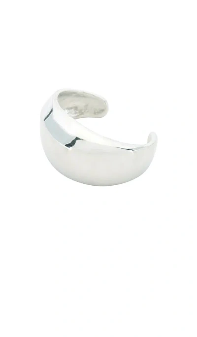 Petit Moments Chrome Cuff In Metallic