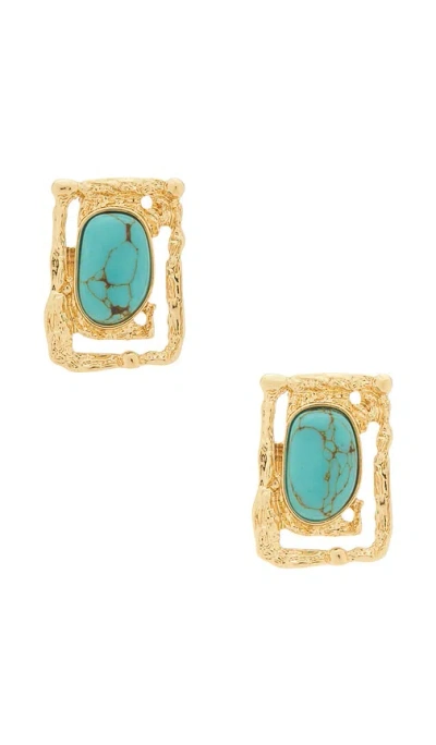 Petit Moments Coastal 스터드 귀걸이 In Gold