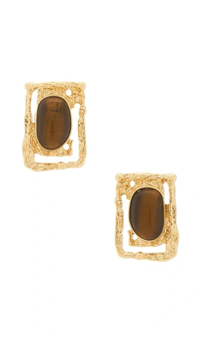 Petit Moments Coastal 스터드 귀걸이 In Gold